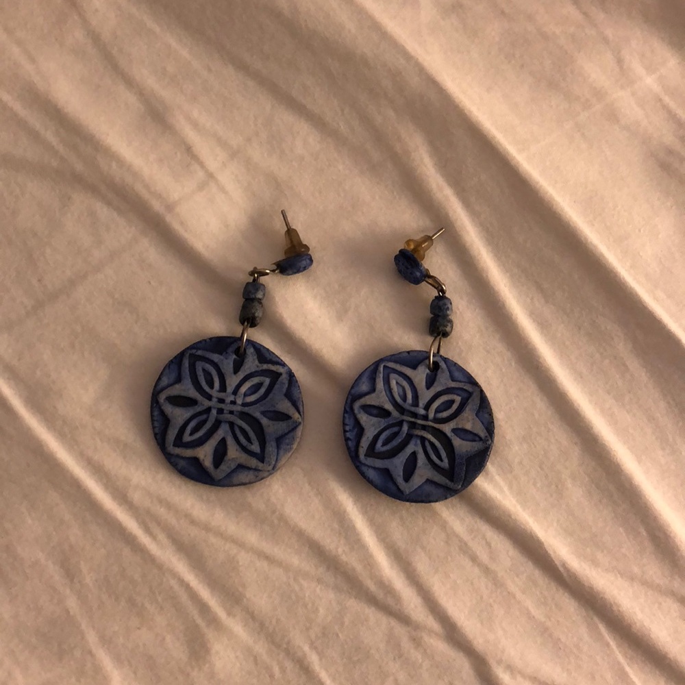 Handmade earrings from Brazil